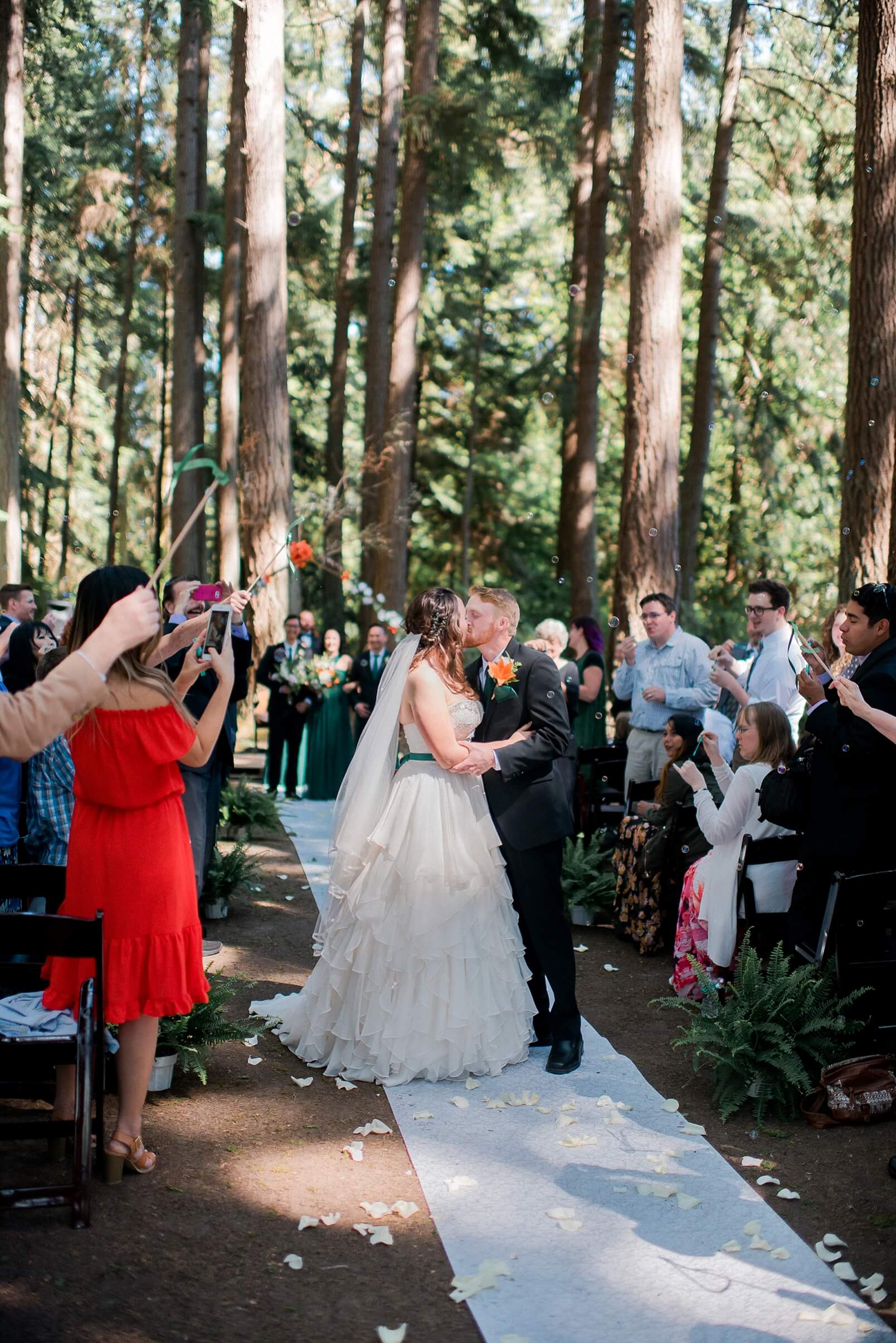 Wedding Ceremony at Kitsap Memorial State Park