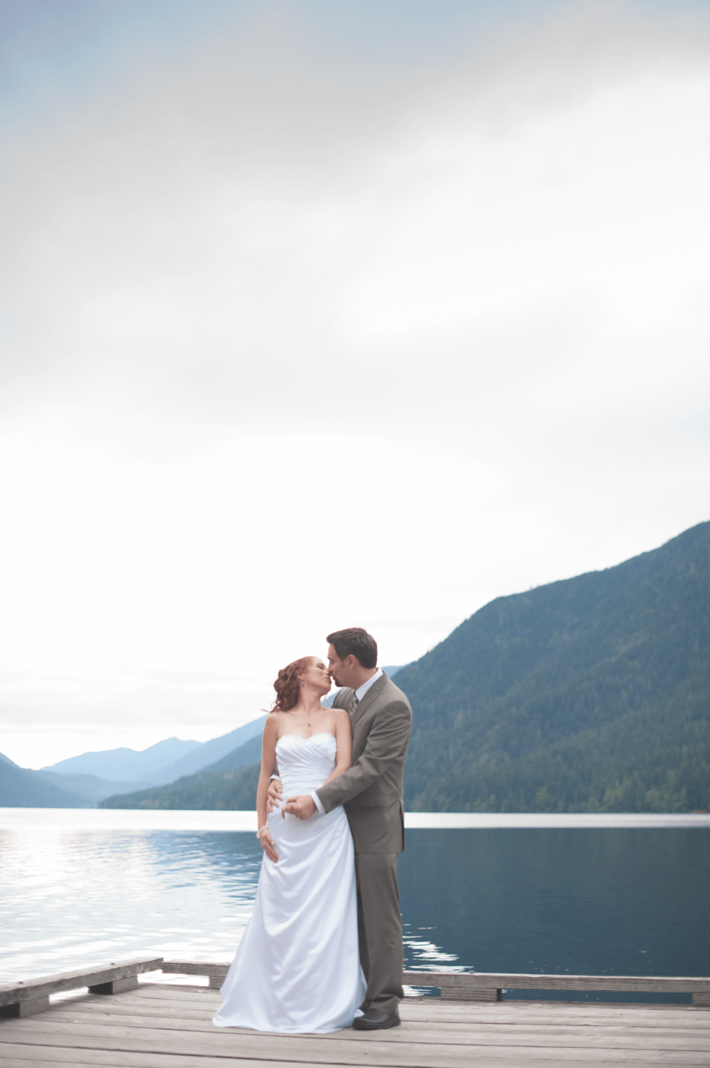 Lake Crescent Wedding Portraits