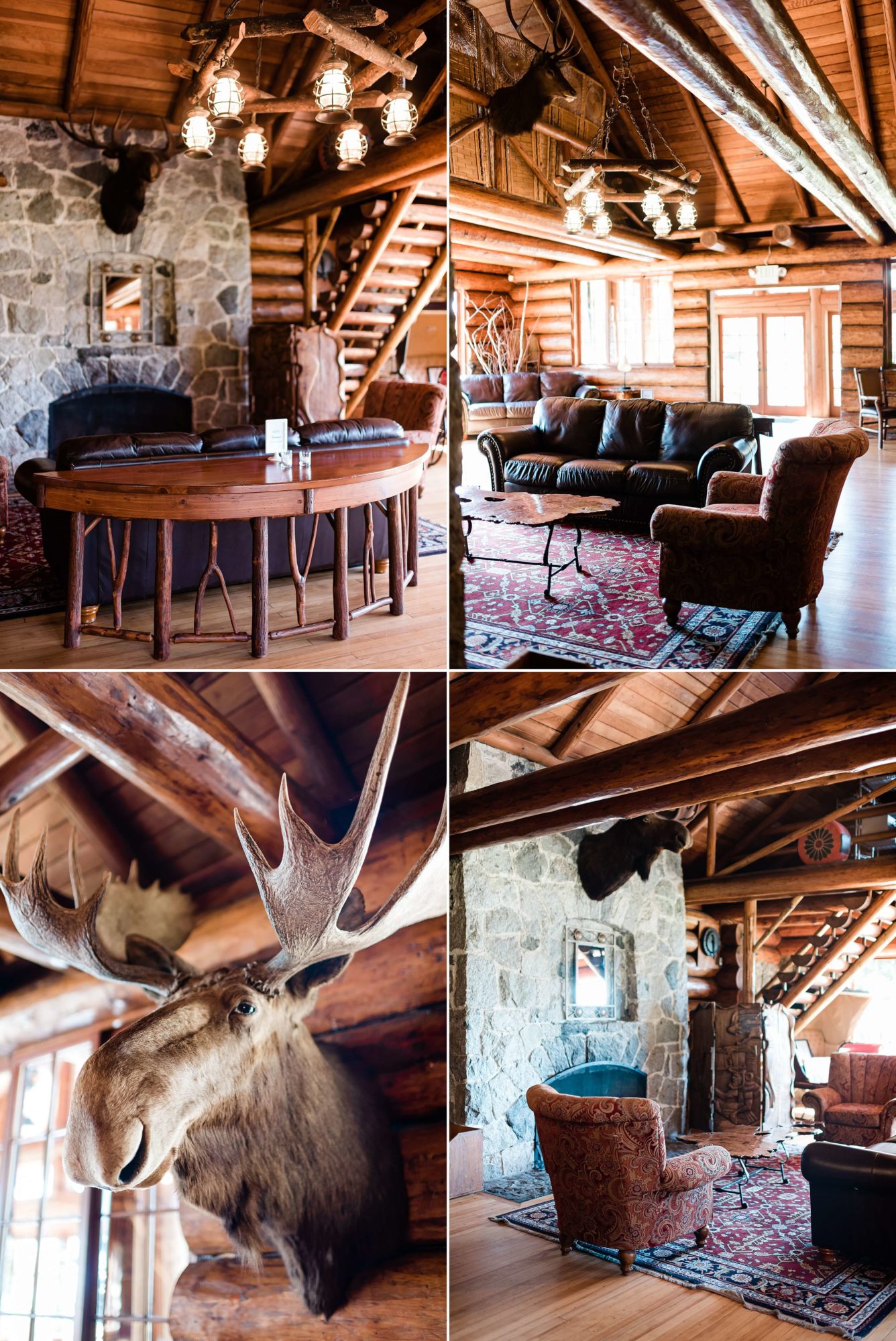 Cozy interior at Kiana Lodge