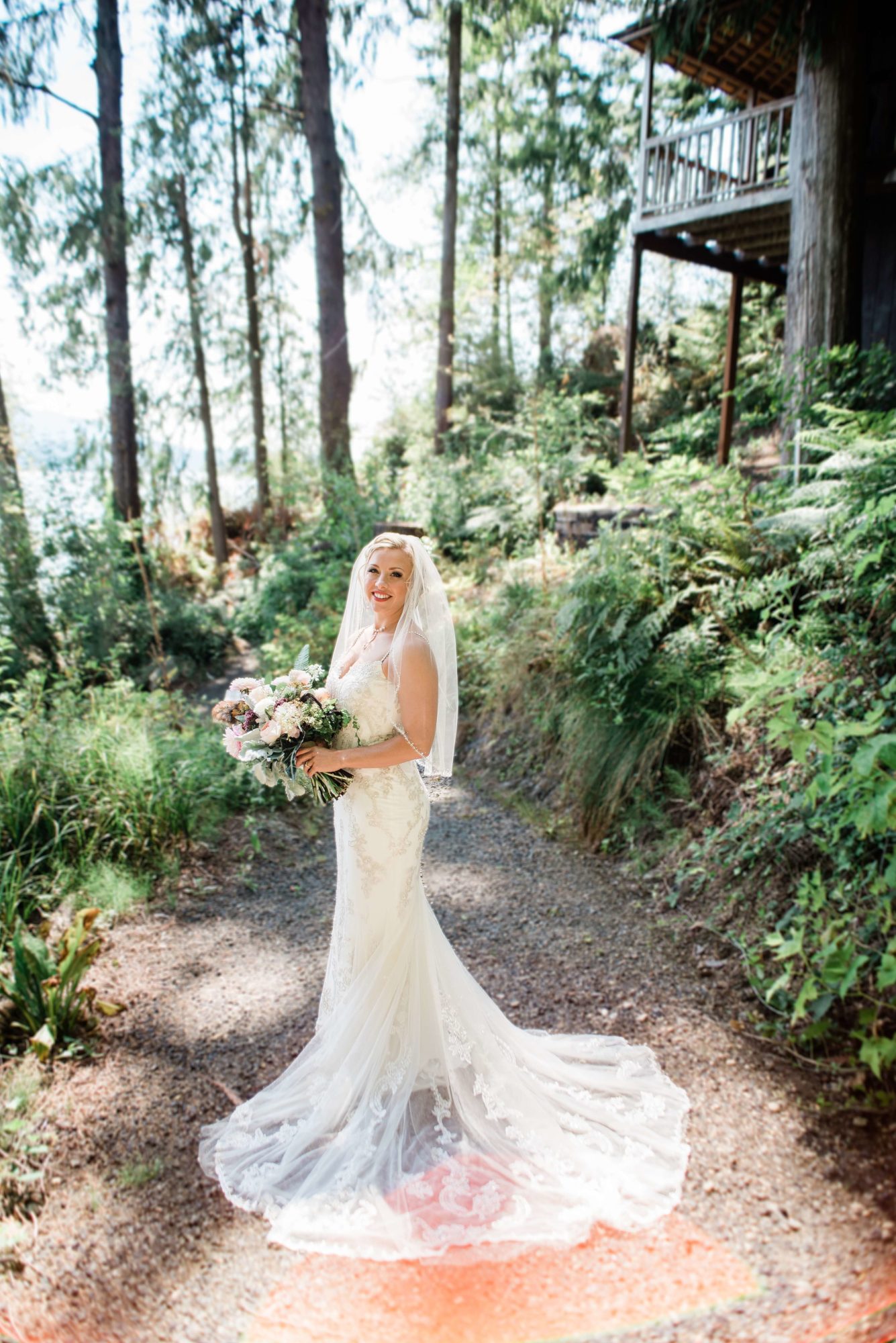 Bride in the Hoh Rainforest