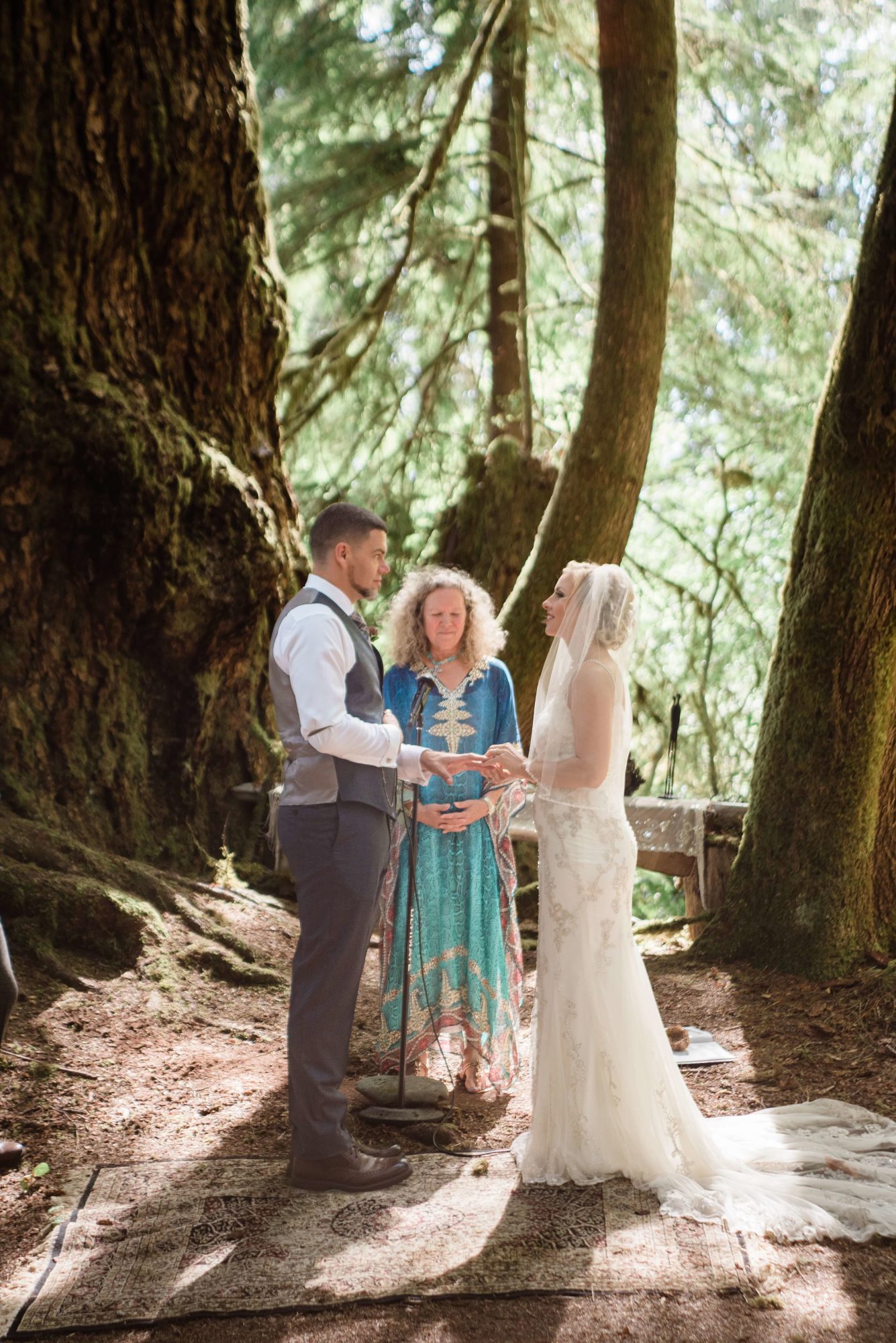 Wedding Ceremony in the Hoh Rainforest
