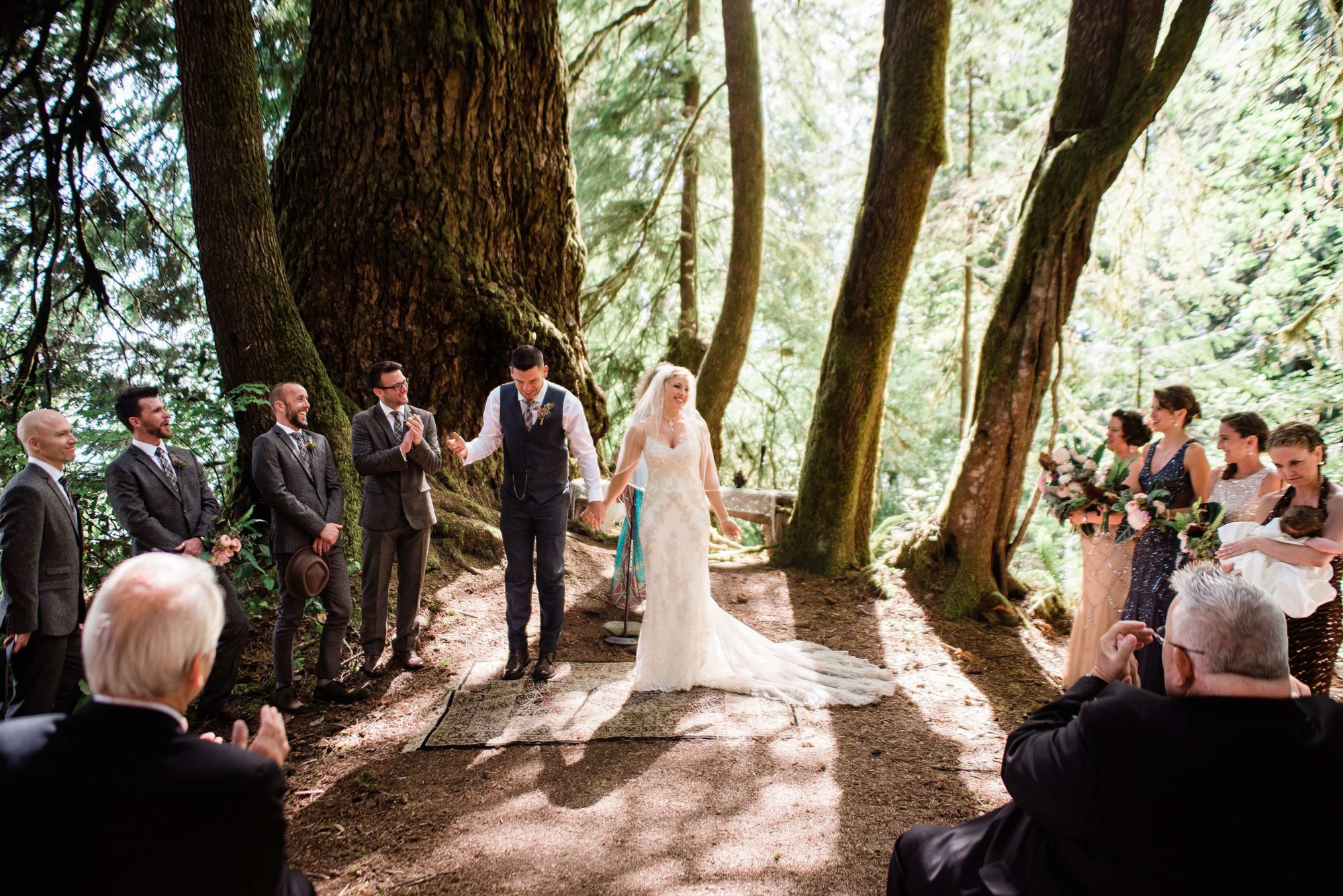 Wedding Ceremony in the Hoh Rainforest
