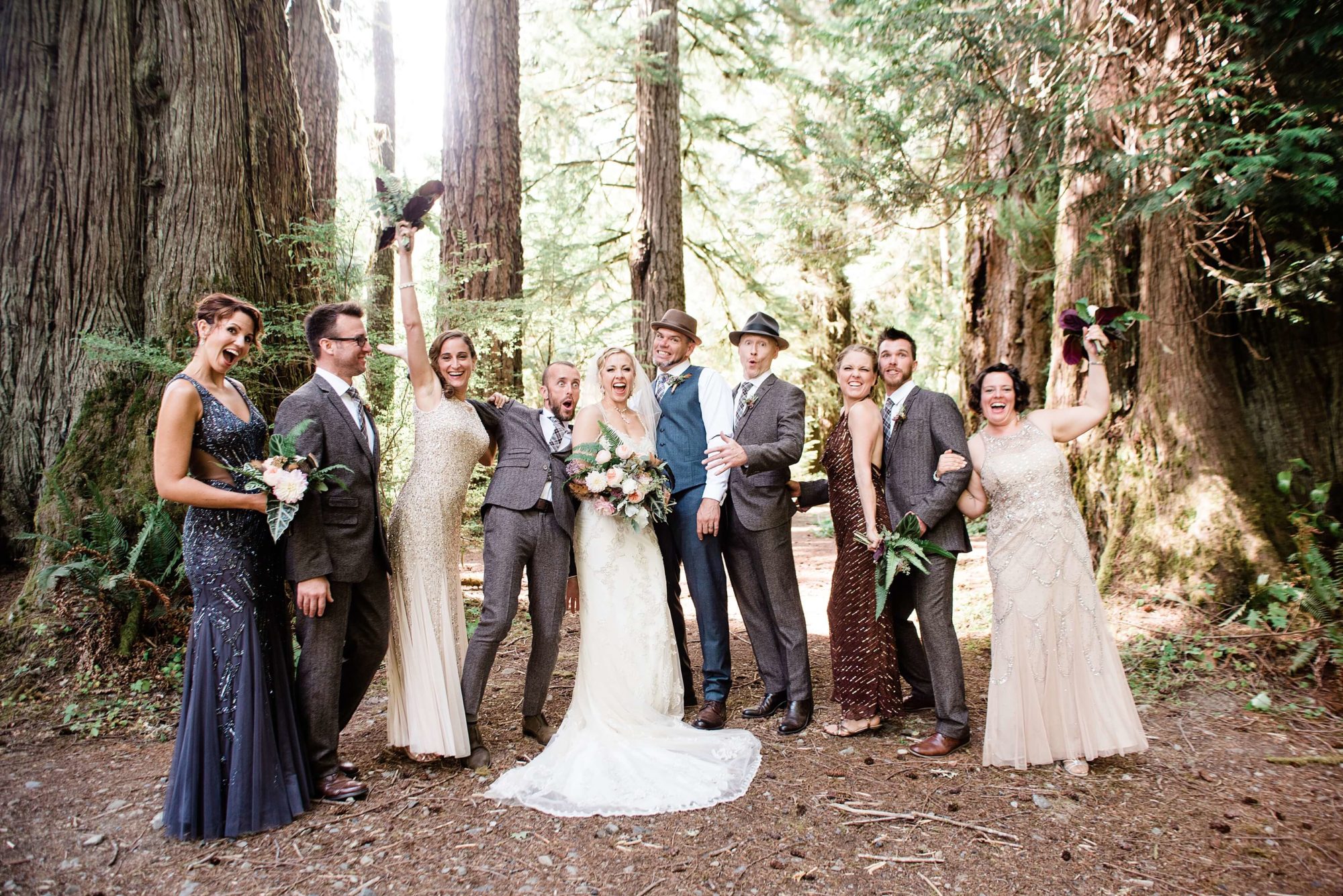 Bridal Party in the Hoh Rainforest