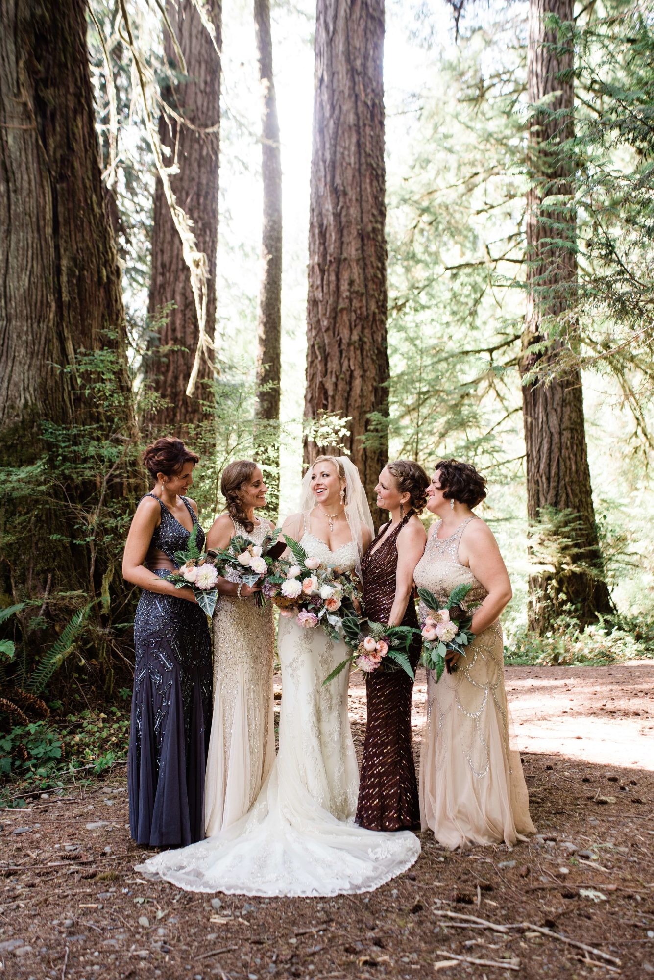 Bridesmaids in the Hoh Rainforest