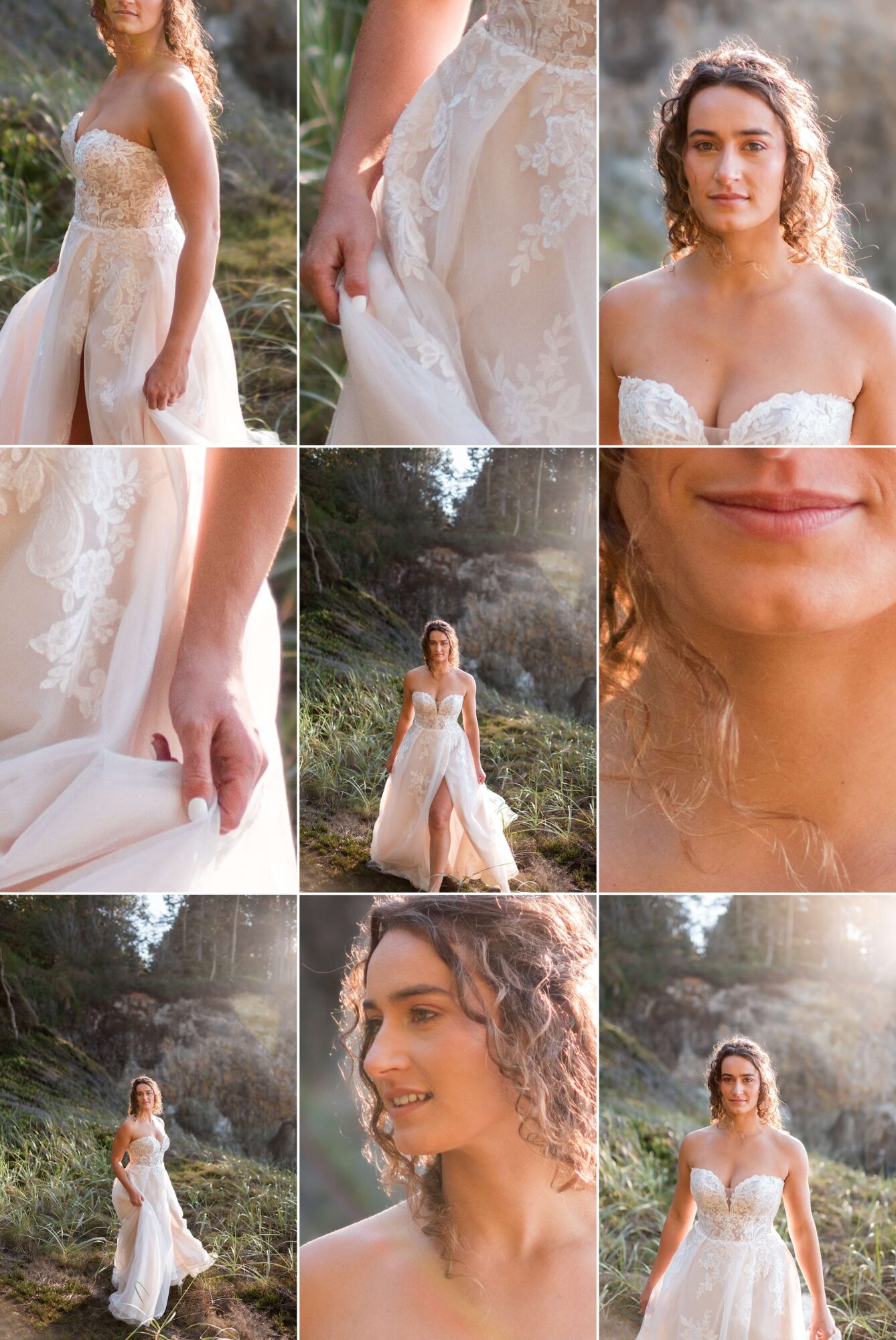 Bridal details in Olympic National Park