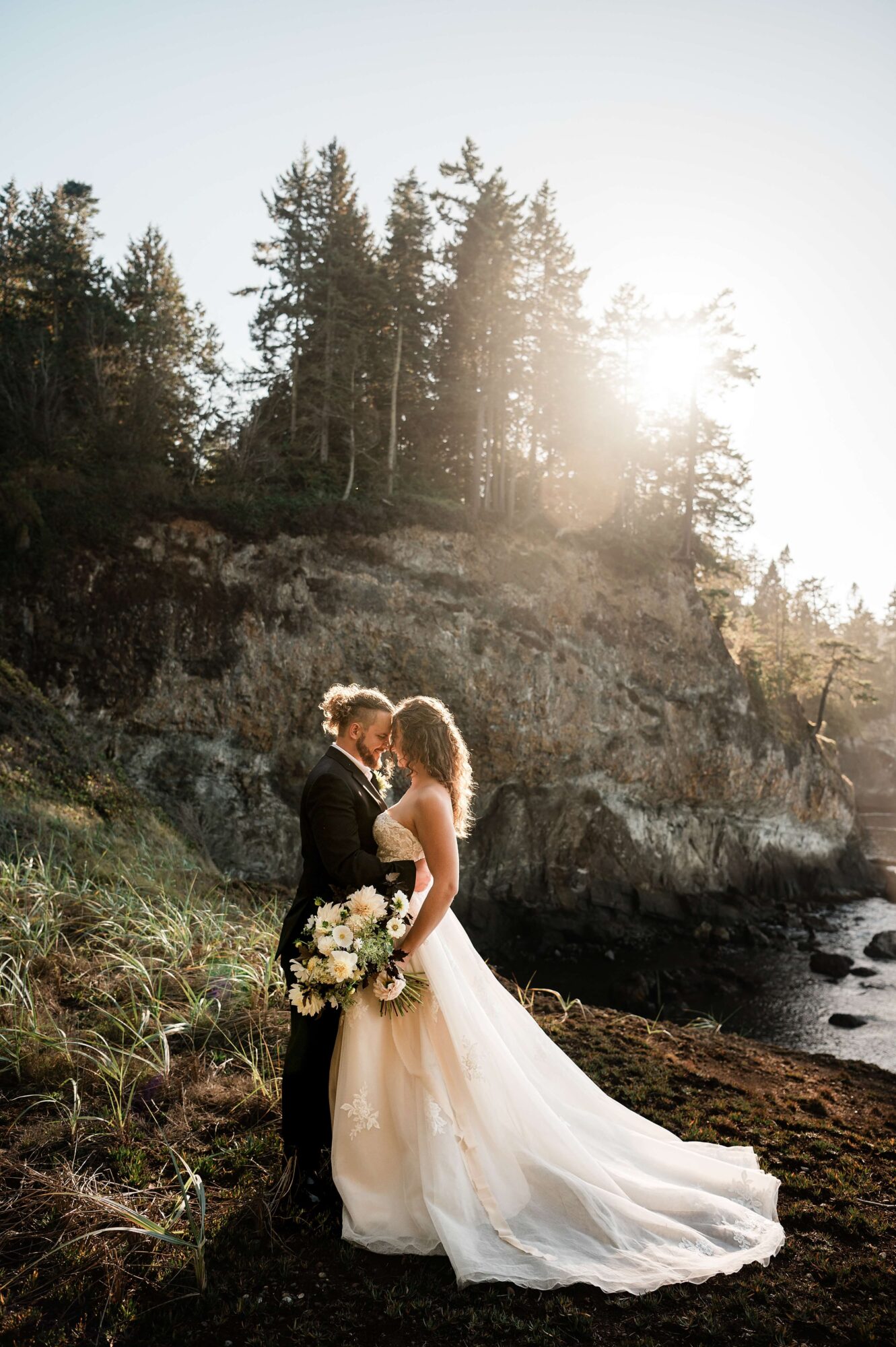 Coastal Washington State elopement