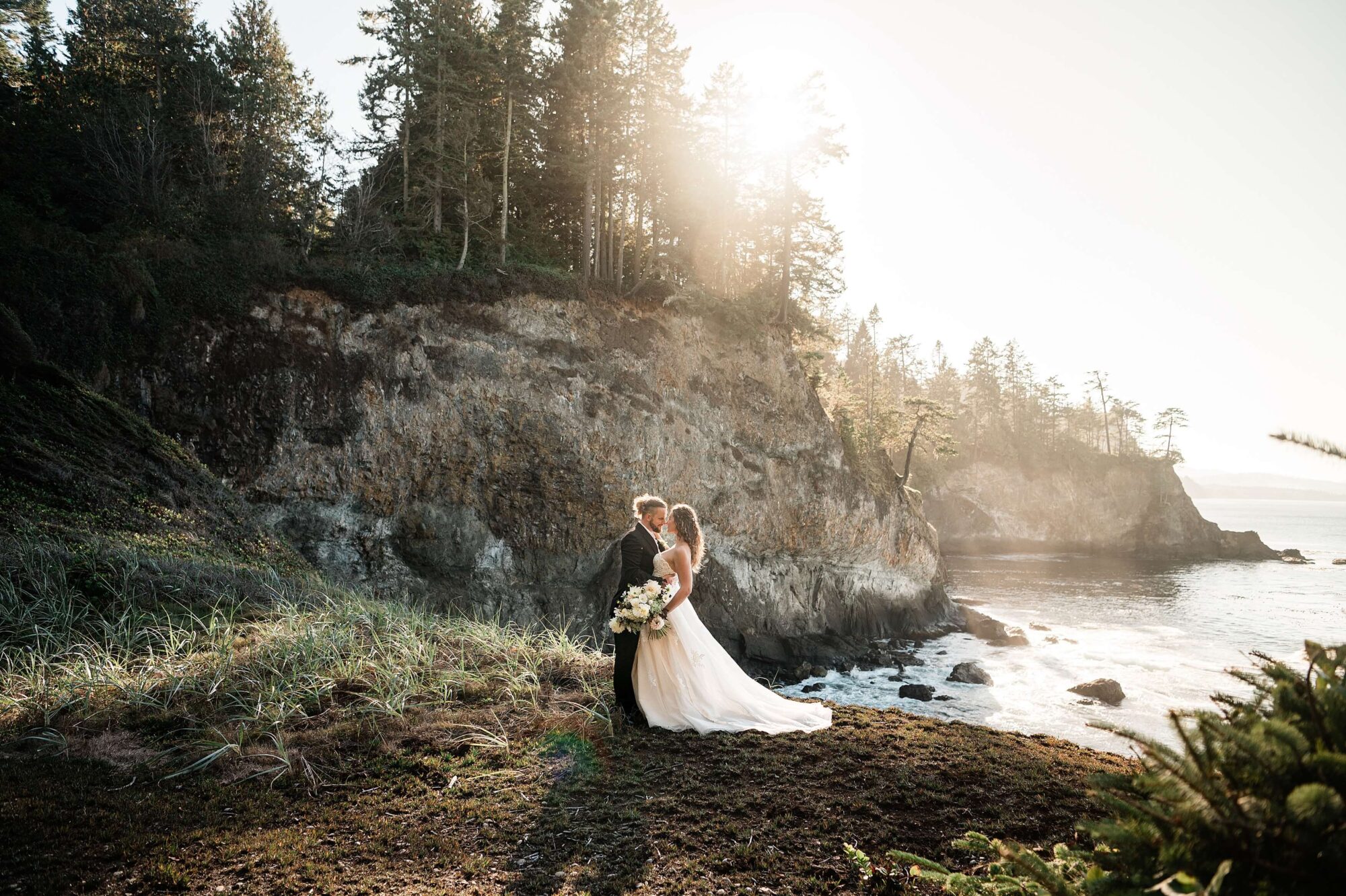 Sunset Elopement in Olympic National Park