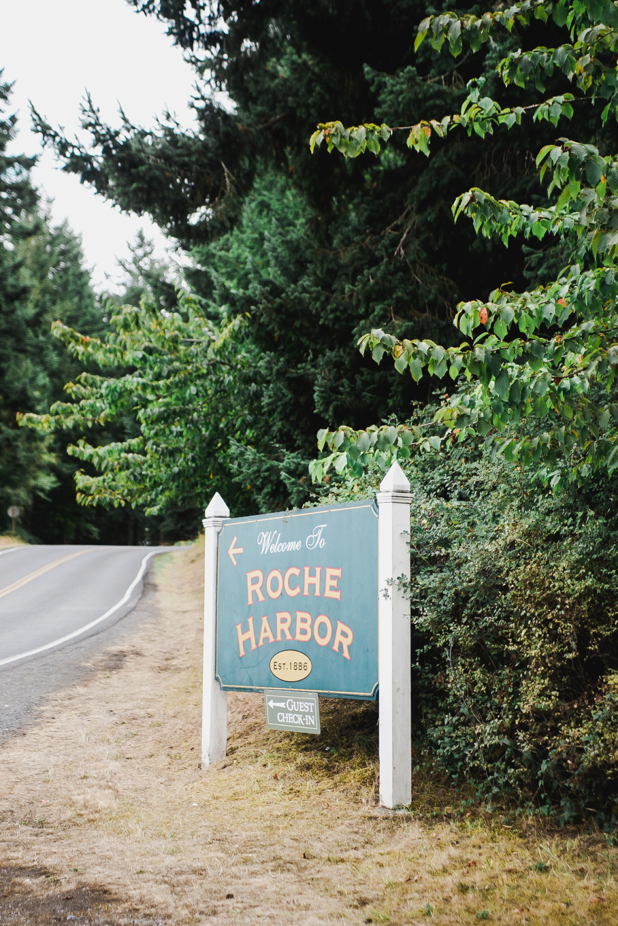 Roche Harbor Resort Sign San Juan Island
