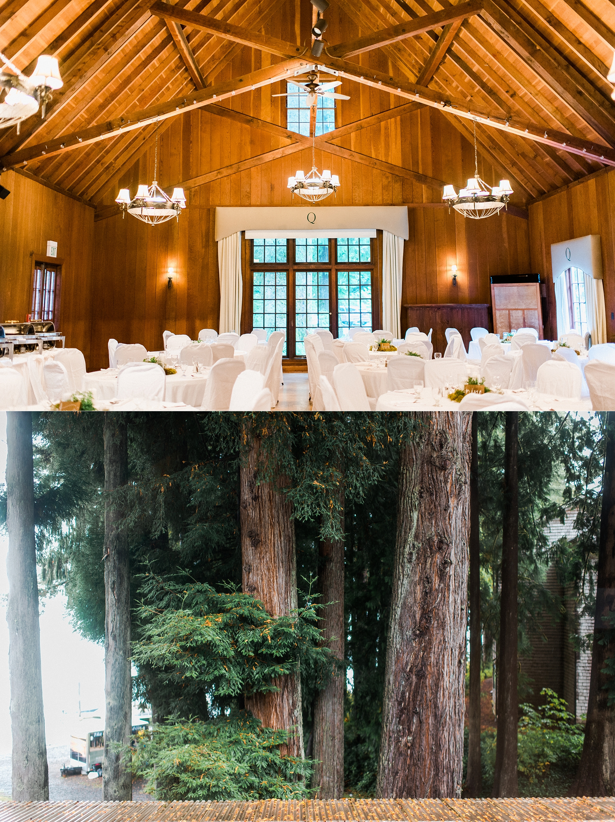 Lake Quinault Lodge Wedding Reception