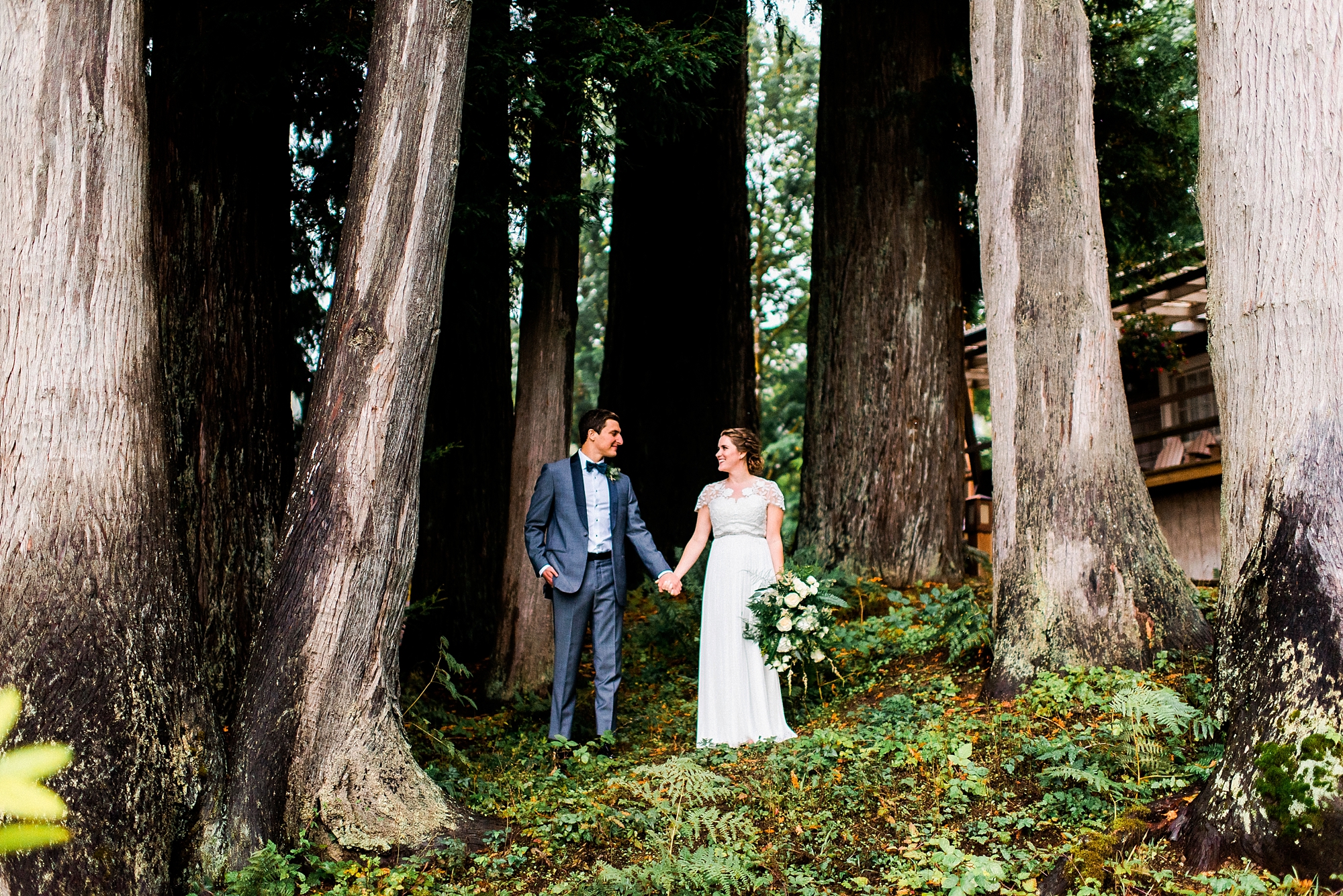 Olympic National Park Bride and Groom
