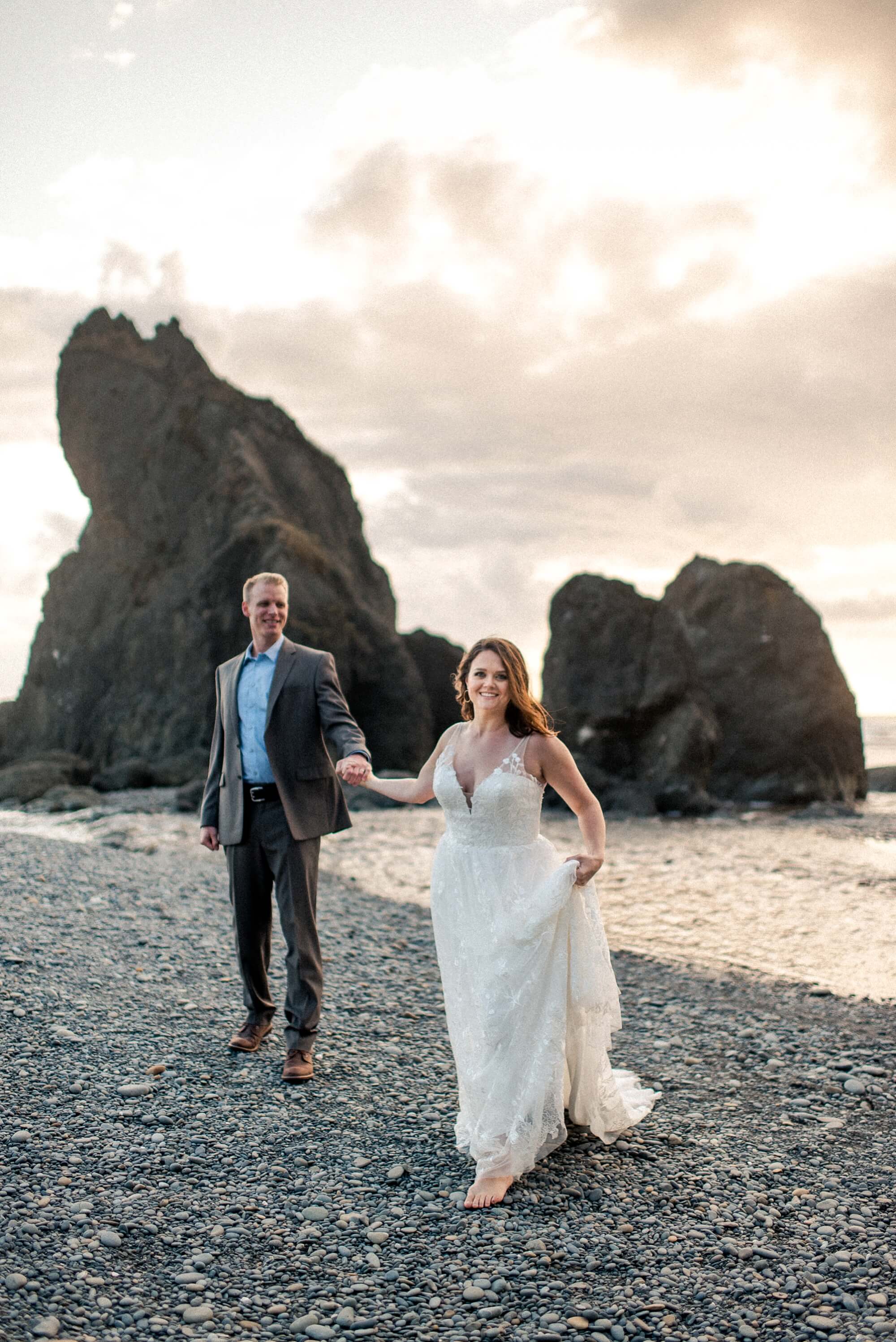 Ruby-Beach-bride and groom