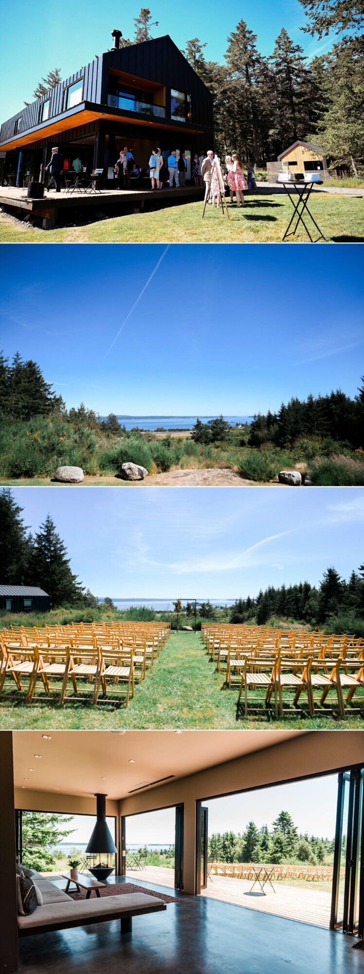 Saltwater Farm San Juan Island Wedding venue ceremony site