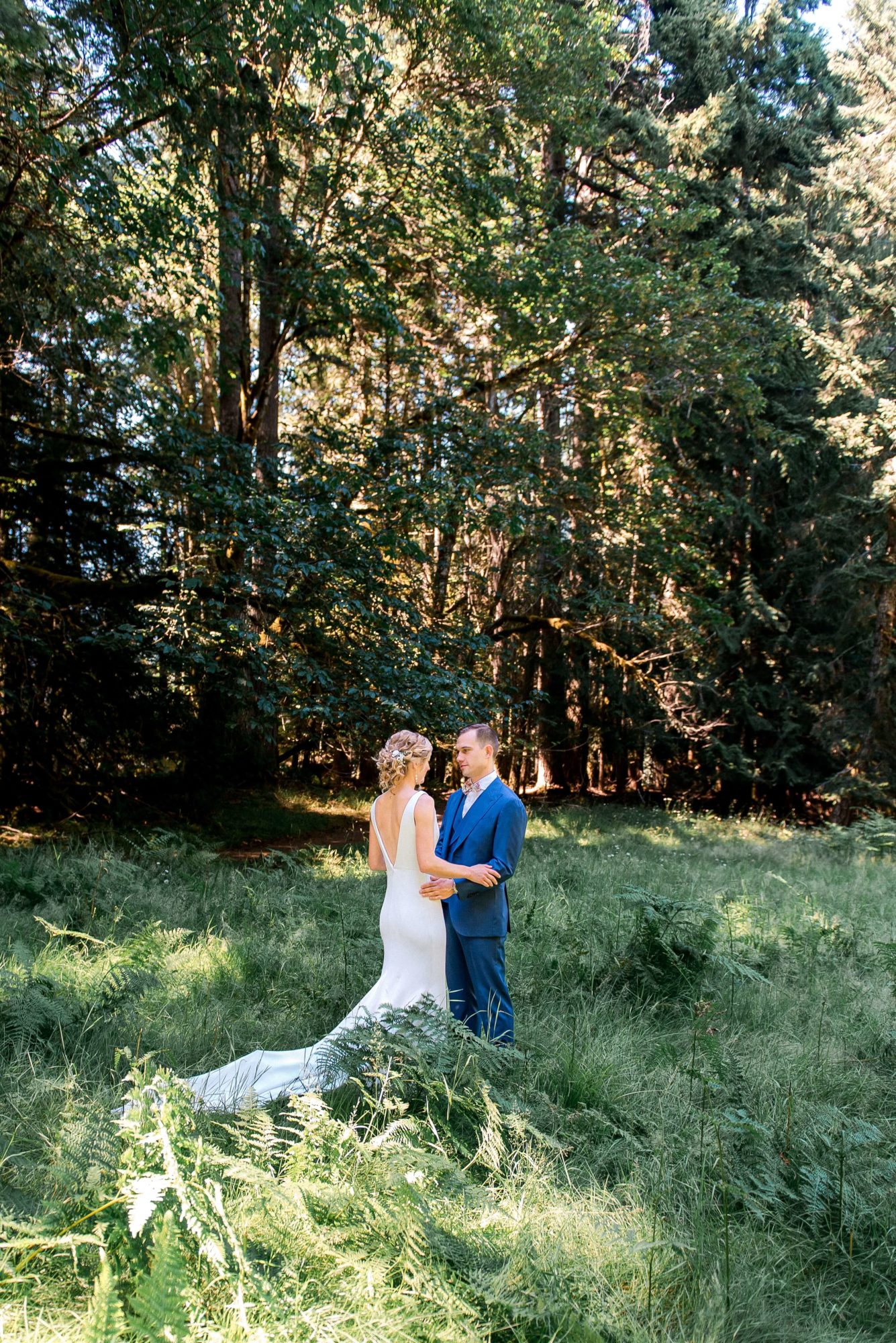 Bride and Groom in the Hoh Rainforest
